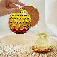 Load image into Gallery viewer, 8Pcs Wooden Easter Eggs Diamond Art Coasters DIY Coaster Diamond Dot Kits
