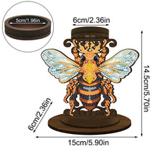 Load image into Gallery viewer, Animal Desktop 5D DIY Diamond Painting Art Candle Holder Home Decor (Bee)
