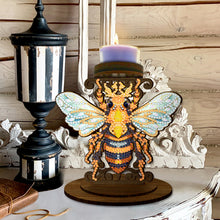 Load image into Gallery viewer, Animal Desktop 5D DIY Diamond Painting Art Candle Holder Home Decor (Bee)
