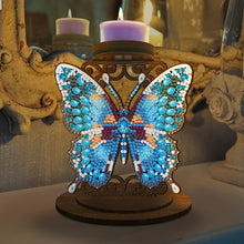 Load image into Gallery viewer, Animal Desktop 5D DIY Diamond Painting Art Candle Holder Home Decor (Butterfly)
