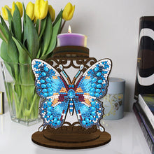 Load image into Gallery viewer, Animal Desktop 5D DIY Diamond Painting Art Candle Holder Home Decor (Butterfly)
