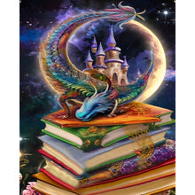 Load image into Gallery viewer, Magic Book Dragon 40*50CM (canvas) Full Round Drill Diamond Painting
