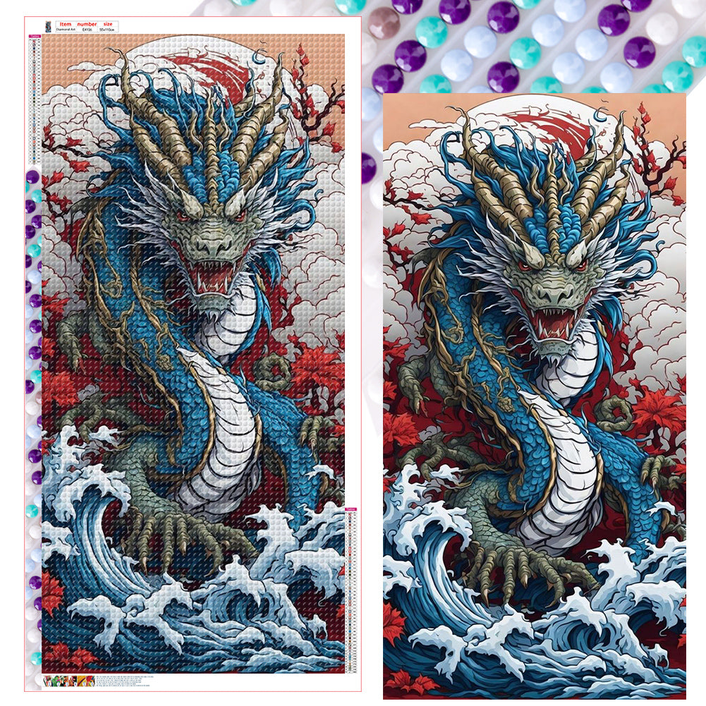 Dragon 55*110CM (canvas) Full Round Drill Diamond Painting