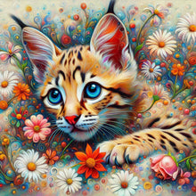 Load image into Gallery viewer, Tabby Cat 40*40CM (canvas) Full Round Drill Diamond Painting
