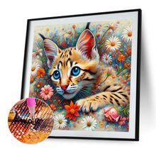 Load image into Gallery viewer, Tabby Cat 40*40CM (canvas) Full Round Drill Diamond Painting
