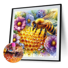 Load image into Gallery viewer, Honey Bee 40*40CM (canvas) Full Round Drill Diamond Painting
