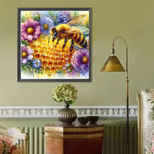 Load image into Gallery viewer, Honey Bee 40*40CM (canvas) Full Round Drill Diamond Painting
