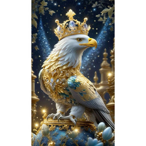 Crown Eagle 40*70CM (canvas) Full Round Drill Diamond Painting