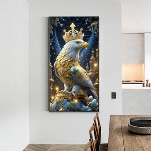 Crown Eagle 40*70CM (canvas) Full Round Drill Diamond Painting