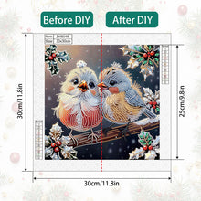 Load image into Gallery viewer, Christmas Bird 30*30CM (canvas) Partial Special-Shaped Drill Diamond Painting
