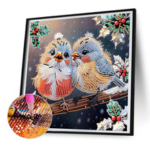 Load image into Gallery viewer, Christmas Bird 30*30CM (canvas) Partial Special-Shaped Drill Diamond Painting
