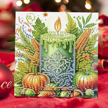 Load image into Gallery viewer, 6Pcs Christmas DIY Diamond Painting Greeting Card for Holiday Party Favors
