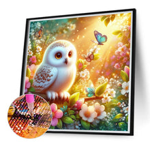 Load image into Gallery viewer, Flowers, Butterflies And Owls 30*30CM (canvas) Full Round Drill Diamond Painting
