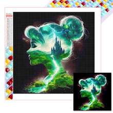 Load image into Gallery viewer, Princess Forest Silhouette 30*30CM (canvas) Full Square Drill Diamond Painting
