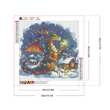 Load image into Gallery viewer, Dragon And Snow House 40*40CM (canvas) Full Round Drill Diamond Painting
