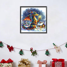 Load image into Gallery viewer, Dragon And Snow House 40*40CM (canvas) Full Round Drill Diamond Painting
