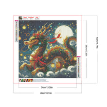 Load image into Gallery viewer, Dragon And Moon 40*40CM (canvas) Full Round Drill Diamond Painting
