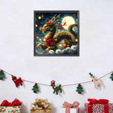 Load image into Gallery viewer, Dragon And Moon 40*40CM (canvas) Full Round Drill Diamond Painting
