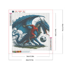 Load image into Gallery viewer, Dragon And Football 40*40CM (canvas) Full Round Drill Diamond Painting
