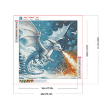 Load image into Gallery viewer, Dragon Breathing Fire 40*40CM (canvas) Full Round Drill Diamond Painting
