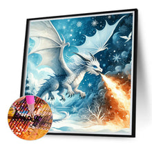 Load image into Gallery viewer, Dragon Breathing Fire 40*40CM (canvas) Full Round Drill Diamond Painting
