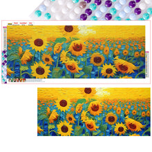 Load image into Gallery viewer, Sunflower 70*30CM (canvas) Full Round Drill Diamond Painting
