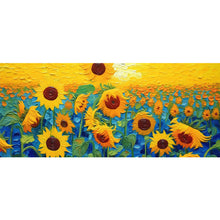 Load image into Gallery viewer, Sunflower 70*30CM (canvas) Full Round Drill Diamond Painting
