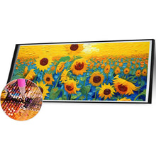 Load image into Gallery viewer, Sunflower 70*30CM (canvas) Full Round Drill Diamond Painting
