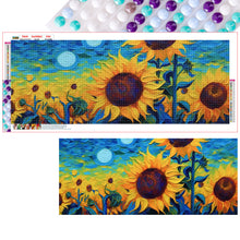 Load image into Gallery viewer, Sunflower 70*30CM (canvas) Full Round Drill Diamond Painting
