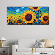 Load image into Gallery viewer, Sunflower 70*30CM (canvas) Full Round Drill Diamond Painting
