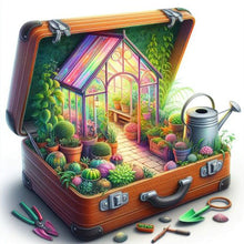 Load image into Gallery viewer, Gardening In A Suitcase 40*40CM (canvas) Full Round Drill Diamond Painting
