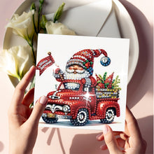 Load image into Gallery viewer, 6Pcs Christmas Goblin Handmade Diamond Painting Greeting Card for Adults
