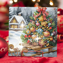 Load image into Gallery viewer, 6Pcs Christmas Handmade Diamond Painting Greeting Card for Adults Beginners
