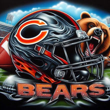 Load image into Gallery viewer, Chicago Bears 40*40CM (canvas) Full Round Drill Diamond Painting
