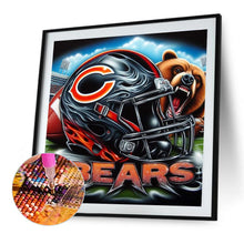 Load image into Gallery viewer, Chicago Bears 40*40CM (canvas) Full Round Drill Diamond Painting
