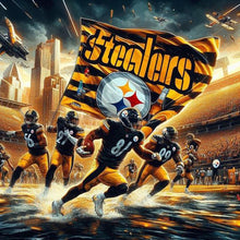 Load image into Gallery viewer, Pittsburgh Steelers 40*40CM (canvas) Full Round Drill Diamond Painting
