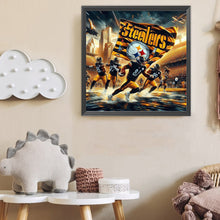 Load image into Gallery viewer, Pittsburgh Steelers 40*40CM (canvas) Full Round Drill Diamond Painting
