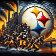 Load image into Gallery viewer, Pittsburgh Steelers 40*40CM (canvas) Full Round Drill Diamond Painting
