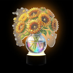 Acrylic Hummingbird Decorative DIY 5D Diamond Lamp for Art Crafts (CN232)