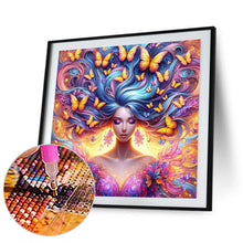 Load image into Gallery viewer, Butterfly Girl 30*30CM (canvas) Full Square Drill Diamond Painting
