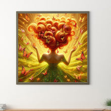 Load image into Gallery viewer, Butterfly Girl 30*30CM (canvas) Full Square Drill Diamond Painting
