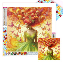 Load image into Gallery viewer, Butterfly Girl 30*30CM (canvas) Full Square Drill Diamond Painting
