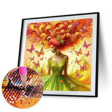 Load image into Gallery viewer, Butterfly Girl 30*30CM (canvas) Full Square Drill Diamond Painting
