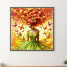 Load image into Gallery viewer, Butterfly Girl 30*30CM (canvas) Full Square Drill Diamond Painting
