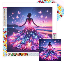 Load image into Gallery viewer, Butterfly Girl 30*30CM (canvas) Full Square Drill Diamond Painting
