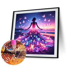 Load image into Gallery viewer, Butterfly Girl 30*30CM (canvas) Full Square Drill Diamond Painting
