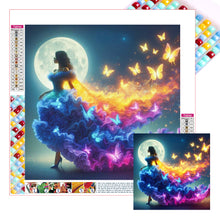 Load image into Gallery viewer, Butterfly Girl 30*30CM (canvas) Full Square Drill Diamond Painting
