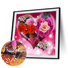 Load image into Gallery viewer, Love Rose 40*40CM (canvas) Full Round Drill Diamond Painting
