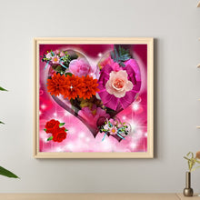 Load image into Gallery viewer, Love Rose 40*40CM (canvas) Full Round Drill Diamond Painting
