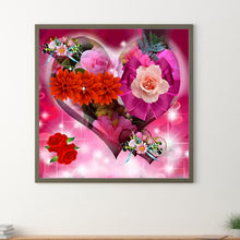 Load image into Gallery viewer, Love Rose 40*40CM (canvas) Full Round Drill Diamond Painting
